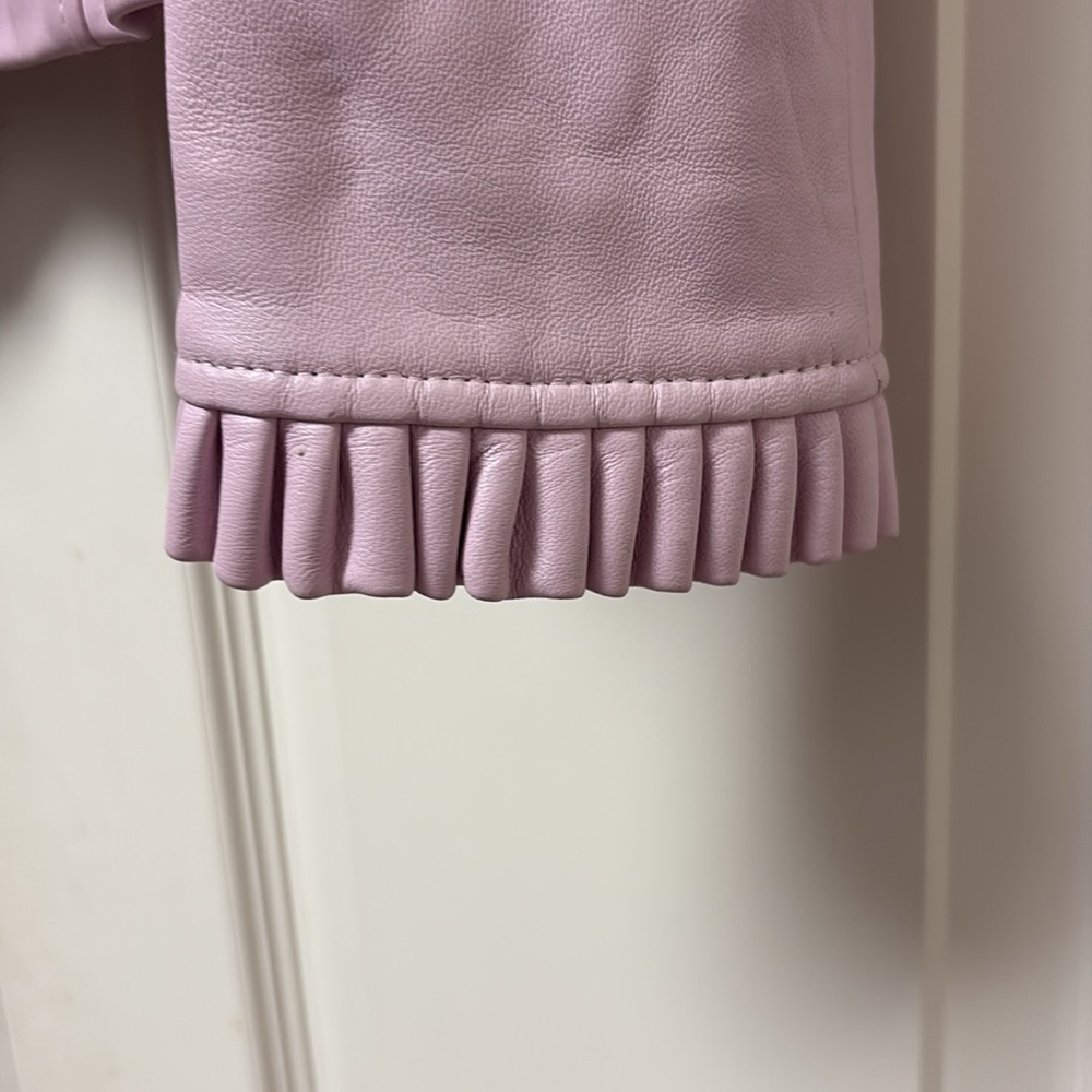 St.John Sport pink leather jacket. Genuine leather. Light pink. - Picture 4 of 4